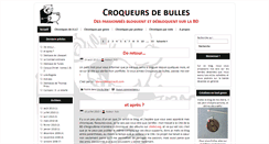 Desktop Screenshot of croqueursdebulles.robinpinault.com